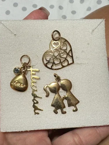 Kit 3 pingentes amor Rommanel