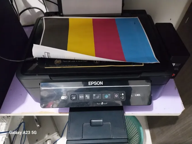 Impressora epson l375 funcionando 