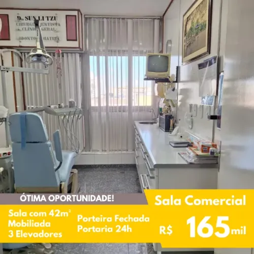 FIT - Sala Comercial - Centro - 3 Elevadores - 42m²