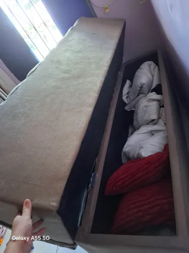 Ótimo pra guarda lençóis e tolha baú