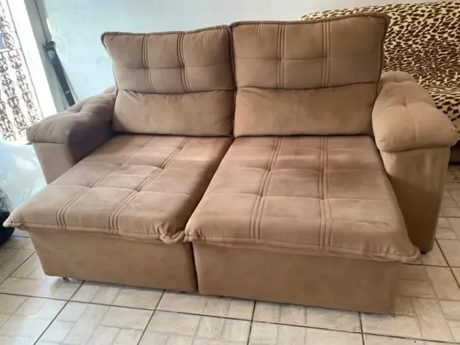 Sofa retrátil e reclinavel- ENTREGO!
