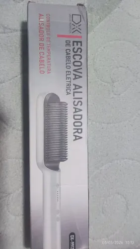 Prancha de cabelo alisadora.