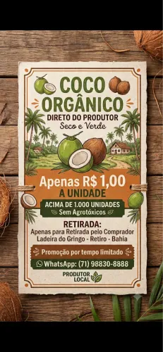 Côco Verde e Seco