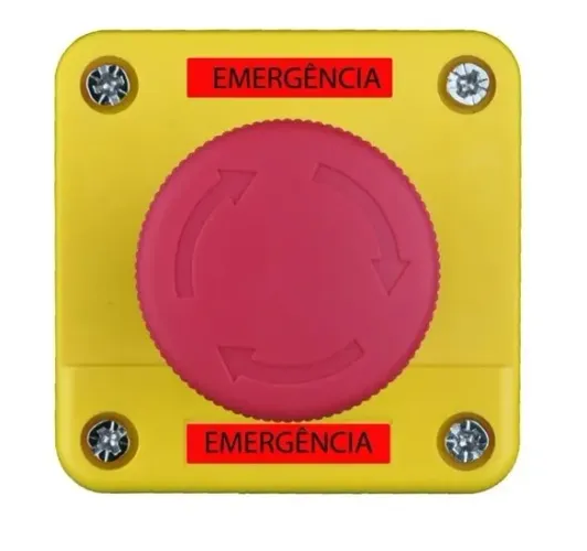 ACIONADOR MANUAL EMERG P/ SANIT PCD 2 CONTATOS Marca: SEMPRE IOT  