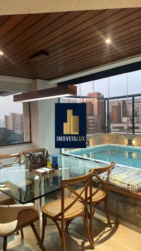 Apartamento à venda na Vila Andrade, São Paulo-SP, com varanda gourmet, piscina, lareira s