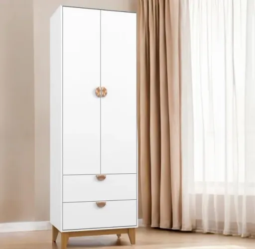 Guarda-Roupa Compacto Smart 2P com Gavetas