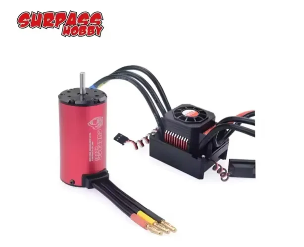 Combo Surpass Brushless 3/6s P/ Rc 1:8 - Esc de 150A e Motor 4076 de 2000kv<br>