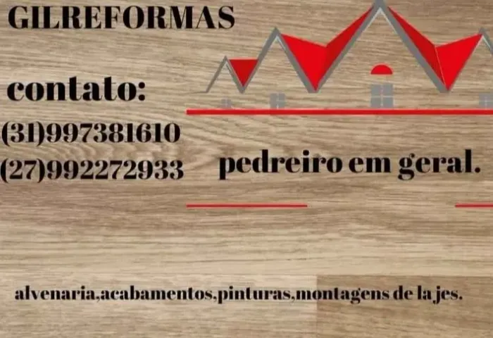 Pedreiro e pintor