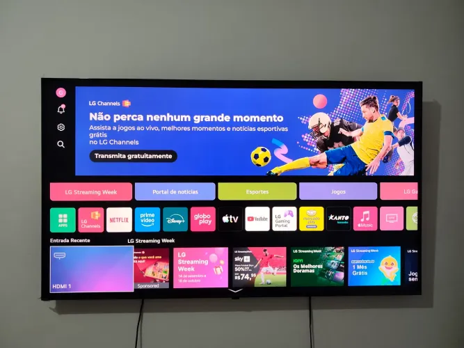 Smartv LG 4k Ultra 55 polegadas Nanotv