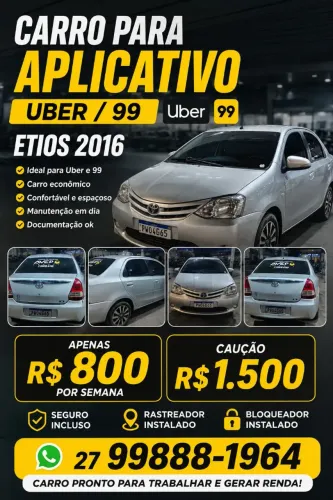 Alugo carro para aplicativo