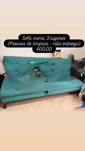 Sofá cama 3 lugares