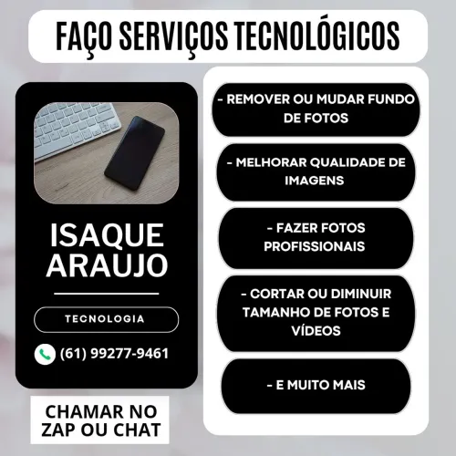 Faço serviços digitais