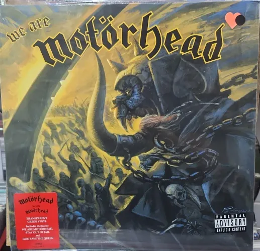 LP IMPORTADO MOTORHEAD LACRADO - WE ARE MOTORHEAD - TRANSPARENT GREEN VINYL 