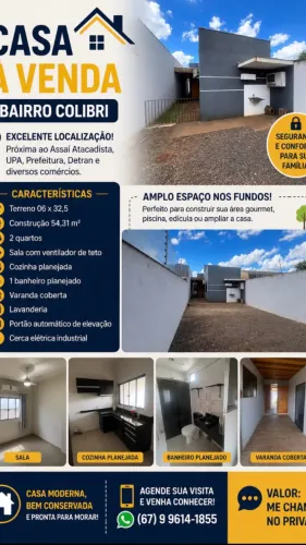 Casa a venda em Dourados Ms