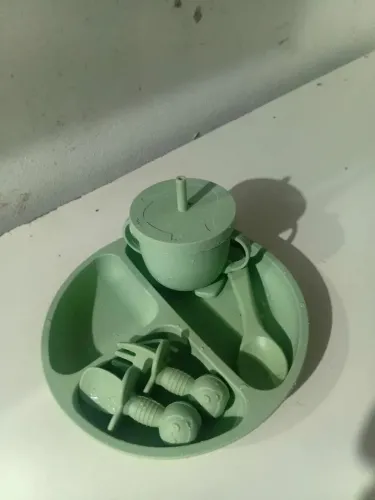 Kit de alimentação infantil completo