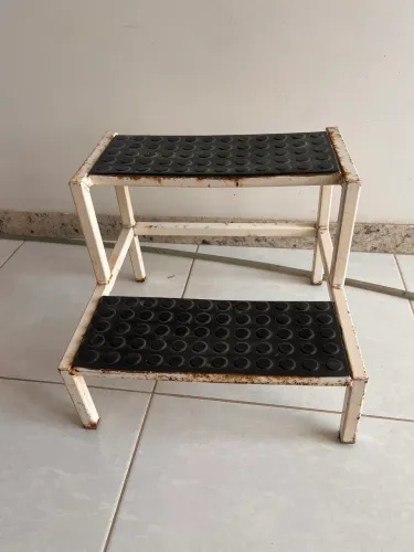 Escada ferro 2 degraus