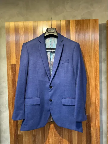 Blazer Ricardo Almeida Super 130s Azul Tam 48 | Seminovo | Loja R$ 8.599