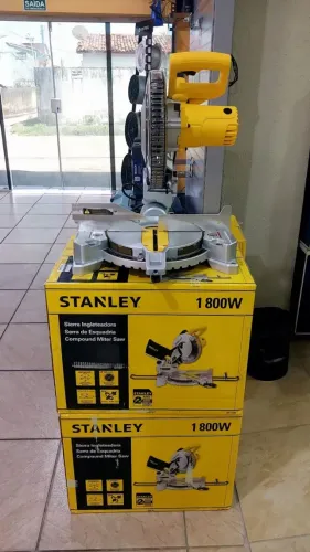 Meia Esquadria c/disco p/ alumínio 1800W Stanley - Nova