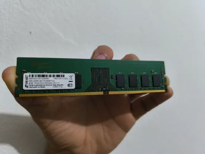 Memória RAM 8GB DDR4 3200MHz DIMM PARA COMPUTADOR