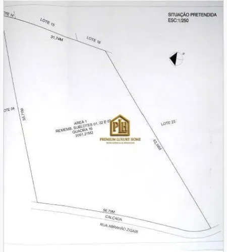 BAIXOU R$ 590 MIL! Terreno Atibaia Central 2.091 m² Vila Santista Ideal Condomínio Casas