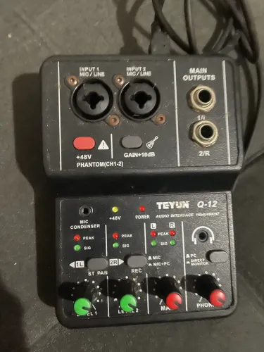 Interface de áudio Tgyun q-12