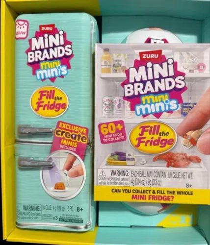 Mini Geladeira c/ mini brands