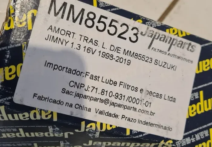 Par de amortecedor traseiro Suzuki Jimny novo
