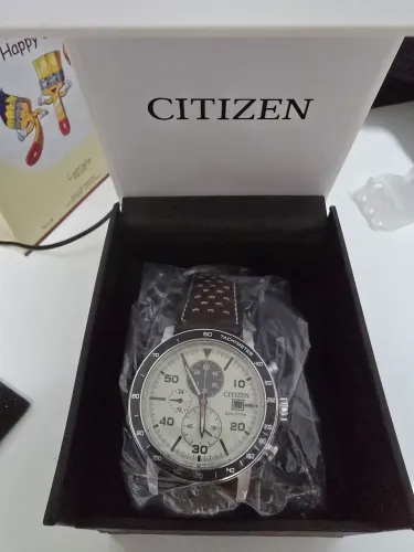 Citizen CA0649-06X Brycen Leather Band Eco-Drive 