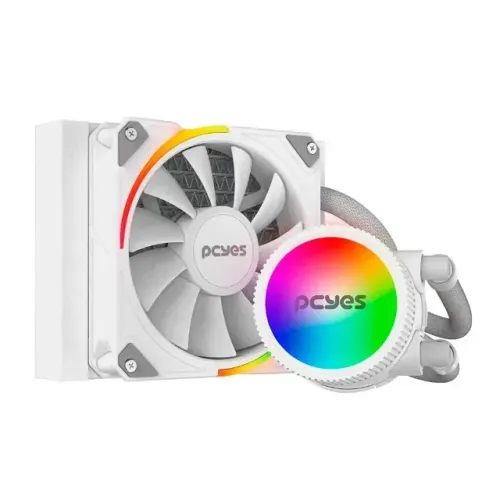 Water Cooler | PCyes Sangue Frio 3 | 120mm | AMD & Intel | ARGB | Branco - Loja FH
