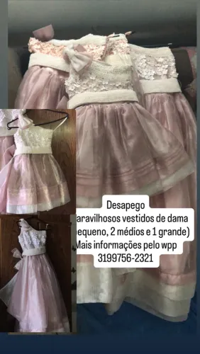 Vestidos dama/ aniversário Desapego , novos