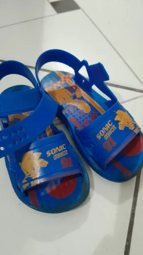 Sandália menino sonic infantil