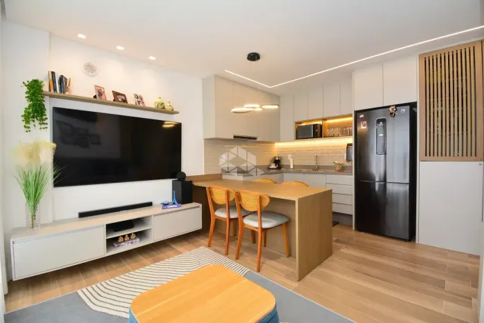 APARTAMENTO 1 QUARTO COM 1 VAGA DE GARAGEM VISTA PARA O MAR E LAZER COMPLETO NO JARDIM ATL