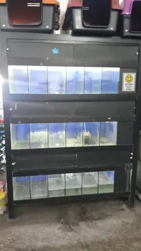 Bateria aquario aquaterrario 3 andares