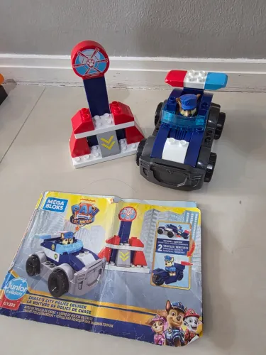 Super Lote Mega Bloks Patrulha Canina (3 Conjuntos!) c/ Manuais