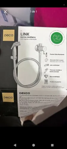 Ducha higiênica Deca 