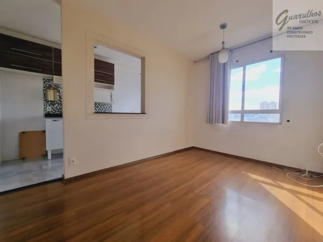Apartamento Locação Único Av.Guarulhos 45m², 2 Quartos, 1 Vaga, Lazer Completo