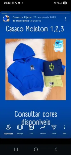 Casaco infantil 