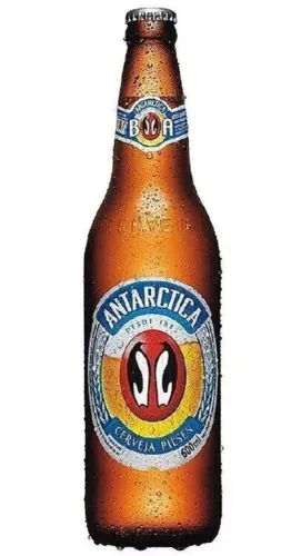 Cerveja antártica, não é a antártica original, 600 ml