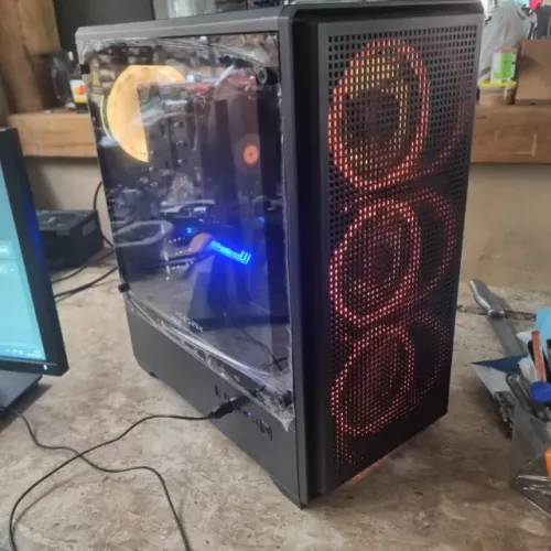 PC Gamer Ryzen 7 5700 3070ti nvme 500 fonte 750 corsair b450m pro tuff 16gb ran