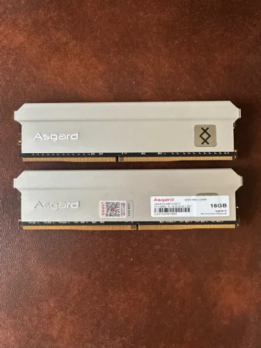2x 16gb Memória RAM DDR4 3600mhz Asgard CL18