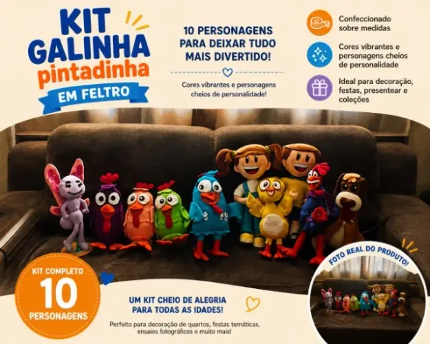 Decoração Galinha Pintadinha