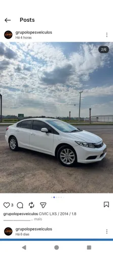 Honda Civic Sedan LXS 1.8/1.8 Flex 16V Aut. 4P 2014