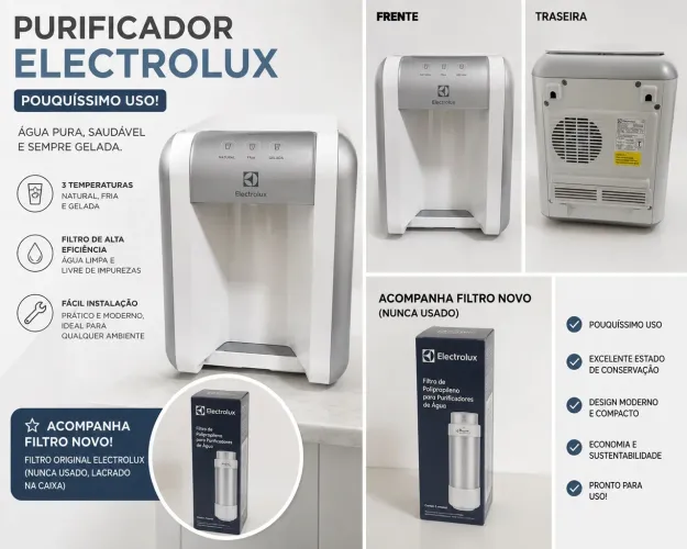 Purificador Electrolux PE11B + Filtro Novo Lacrado | Pouquíssimo Uso