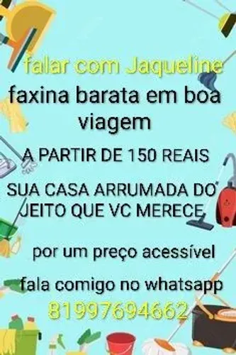 FAXINA BARATA BOA VIAGEM E LOCAL PRÓXIMO