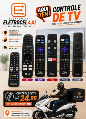 Tv controle  todas marcas