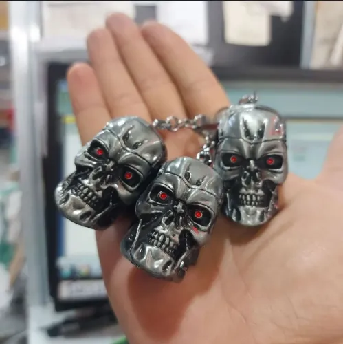 3 Peças Chaveiro Metal