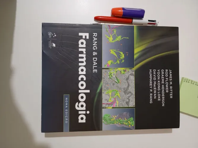 Livro de Farmacologia Rango & Dale - em perfeito estado