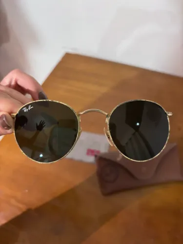 Óculos Ray-Ban ORIGINAL Round dourado