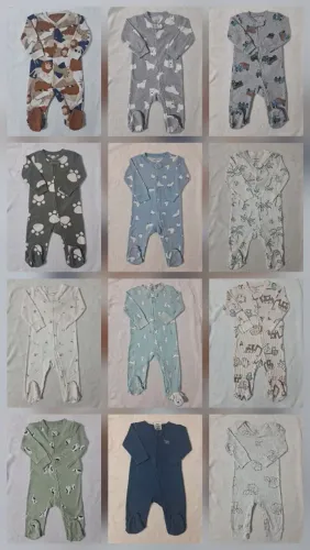 Lote bebe 55 peças carters