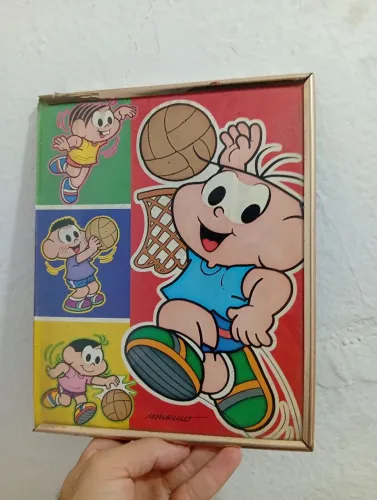 Quadro turma da Monica antigo
